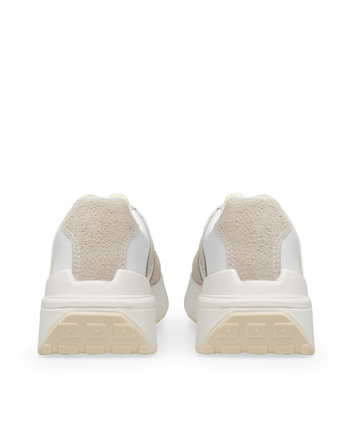 Tenis Blanco Franjas Beige 9451SH